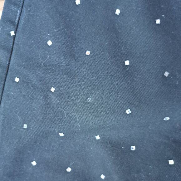 Amiri Jeans Black Skinny Swarovski Crystals Men Size 34X31 - Picture 10 of 13